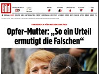 Bild zum Artikel: Freiheit für Messerstecher - Opfer-Mutter: „So ein Urteil ermutigt die Falschen“