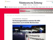 Bild zum Artikel: AfD-Gutachten: Verfassungsschützer nutzten für AfD-Gutachten auch Antifa-Recherchen