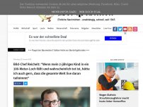 Bild zum Artikel: Bild-Chef Reichelt: 'Wenn mein 2-jähriges Kind in ein 100-Meter-Loch fällt und wahrscheinlich tot ist, hätte ich auch gern, dass die gesamte Welt live daran teilnimmt'