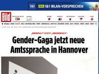 Bild zum Artikel: „Redepult“ statt „Rednerpult“ - Gender-Gaga jetzt neue Amtssprache in Hannover