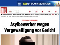 Bild zum Artikel: Prozess in Memmingen - Asylbewerber wegen Vergewaltigung vor Gericht