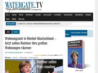 Bild zum Artikel: Wohnungsnot in Merkel-Deutschland – Jetzt sollen Rentner ihre großen Wohnungen räumen