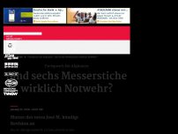 Bild zum Artikel: Sind sechs Messerstiche wirklich Notwehr?