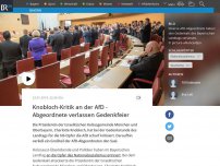 Bild zum Artikel: Knobloch-Kritik an der AfD - Abgeordnete verlassen Gedenkfeier