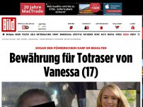 Bild zum Artikel: Kein Führerscheinentzug - Er raste Vanessa (17) in den Tod – nur Bewährungsstrafe!