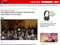 Bild zum Artikel: Eklat im bayerischen Landtag - AfD-Abgeordnete verlassen demonstrativ Gedenkfeier für NS-Opfer