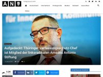 Bild zum Artikel: Aufgedeckt: Thüringer Verfassungsschutz-Chef ist Mitglied der linksradikalen Amadeu Antonio Stiftung