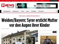 Bild zum Artikel: Fataler „Familiennachzug' Weiden/Bayern: Syrer ersticht Mutter vor den Augen ihrer Kinder