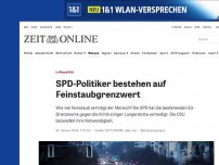 Bild zum Artikel: Luftqualität: SPD-Politiker bestehen auf Feinstaub-Grenzwert