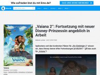 Bild zum Artikel: „Vaiana 2“: Fortsetzung mit neuer Disney-Prinzessin angeblich in Arbeit