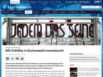 Bild zum Artikel: AfD-Abgeordnete in Buchenwald nicht willkommen