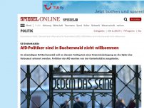 Bild zum Artikel: KZ-Gedenkstätte: AfD-Politiker sind in Buchenwald nicht willkommen