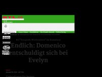 Bild zum Artikel: Dschungelcamp 2019: Domenico de Cicco entschuldigt sich bei Evelyn