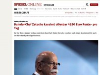 Bild zum Artikel: Rekord-Ruhestand: Daimler-Chef Zetsche kassiert offenbar 4250 Euro Rente - pro Tag