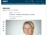 Bild zum Artikel: Ostdeutsche – unwillig, den Pluralismus zu ertragen