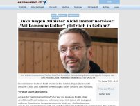 Bild zum Artikel: Linke wegen Minister Kickl immer nervöser: „Willkommenskultur“ plötzlich in Gefahr?
