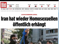 Bild zum Artikel: Schockierendes Urteil - Iran hat wieder Homosexuellen öffentlich erhängt