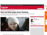 Bild zum Artikel: Onlinemob stürzt sich auf Klimaaktivistin: Hass und Hetze gegen Greta Thunberg