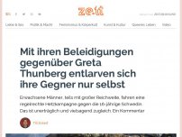 Bild zum Artikel: Mit ihrer Hetze gegen Greta Thunberg entlarven sich ihre Gegner nur selbst