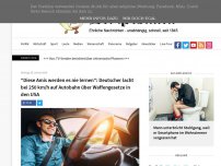 Bild zum Artikel: 'Diese Amis werden es nie lernen': Deutscher lacht bei 250 km/h auf Autobahn über Waffengesetze in den USA