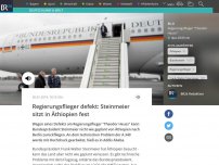 Bild zum Artikel: Regierungsflieger defekt: Steinmeier sitzt in Äthiopien fest
