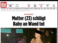 Bild zum Artikel: Nur ein Jahr Haft! - Mutter (23) schlägt Baby an Wand tot