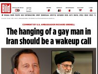 Bild zum Artikel: Comment Richard Grenell - The hanging of a gay man in Iran should be a wakeup call
