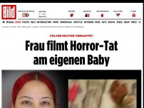 Bild zum Artikel: Folter-Mutter verhaftet - Frau filmt Waterboarding am eigenen Baby
