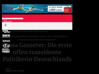 Bild zum Artikel: Tessa Ganserer: Die erste offen transidente Politikerin Deutschlands