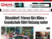 Bild zum Artikel: Schule bekommt Geld von der Stadt für gelebte Umwelthysterie Düsseldorf: Frieren fürs Klima – Grundschule fährt Heizung runter