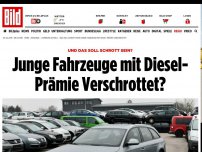 Bild zum Artikel: Und das soll Schrott sein? - Junge Fahrzeuge mit Diesel-Prämie verschrottet
