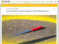 Bild zum Artikel: Kriminalität in Deutschland: Erste Statistik zu Messerangriffen wohl frühestens 2022