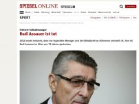Bild zum Artikel: Früherer Fußball-Manager: Rudi Assauer ist tot
