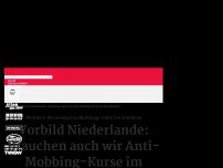 Bild zum Artikel: Vorbild Niederlande: Brauchen wir Anti-Mobbing-Kurse im Stundenplan?