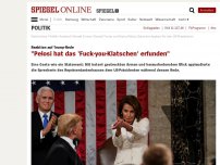 Bild zum Artikel: Reaktion auf Trump-Rede: 'Pelosi hat das 'Fuck-you-Klatschen' erfunden'