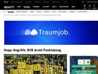 Bild zum Artikel: Wegen Hopp-Anfeindungen: BVB droht Punktabzug