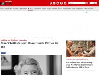 Bild zum Artikel: Bericht - Star-Schriftstellerin Rosamunde Pilcher ist tot