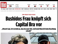 Bild zum Artikel: Die traut sich was! - Bushidos Frau knöpft sich Capital Bra vor