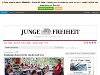 Bild zum Artikel: Duisburgs Schüler können kein Deutsch mehr