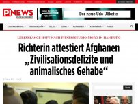 Bild zum Artikel: Lebenslange Haft nach Fitnessstudio-Mord in Hamburg Richterin attestiert Afghanen „Zivilisationsdefizite und animalisches Gehabe“
