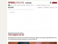 Bild zum Artikel: Berühmter französischer Zeichner: Tomi Ungerer ist tot