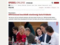 Bild zum Artikel: Klausurtagung: SPD-Vorstand beschließt einstimmig Hartz-IV-Abkehr
