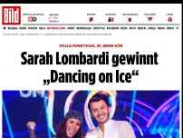 Bild zum Artikel: „Dancing on Ice“-Finale - Sarah Lombardi zur Eiskönigin gekürt!