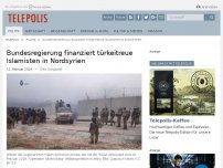 Bild zum Artikel: Bundesregierung finanziert türkeitreue Islamisten in Nordsyrien