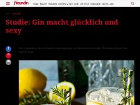 Bild zum Artikel: Studie: Gin macht glücklich und sexy
