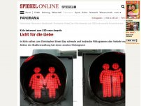 Bild zum Artikel: Köln bekommt zum CSD homosexuelle Ampeln: Licht für die Liebe