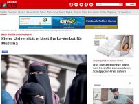 Bild zum Artikel: Keine Schleier an der Uni - Kieler Universität erlässt Schleier-Verbot für Muslima