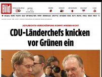 Bild zum Artikel: Asylrechts-Verschärfung - CDU-Länderchefs knicken vor Grünen ein