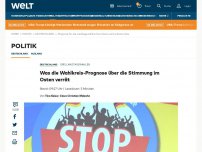 Bild zum Artikel: Der Vormarsch der AfD in Ostdeutschland