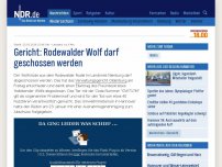 Bild zum Artikel: Wolf aus Rodewalder Rudel darf geschossen werden